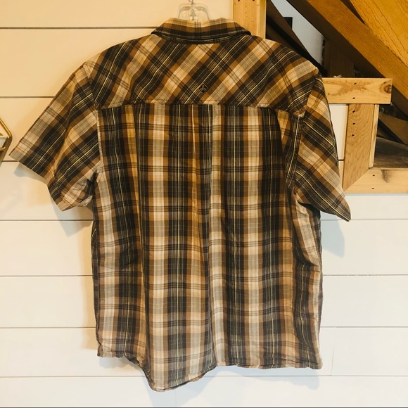 Prana flannel Button down mens large shirt - Picture 6 of 6